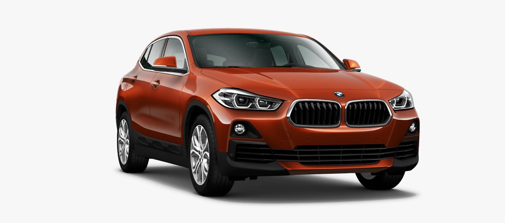2020 BMW X2 sDrive28i Orange Exterior Front View 2020 BMW X2 sDrive28i Orange Exterior Front View